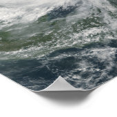 Poster L'ouragan Wilma sur le Mexique (Coin)