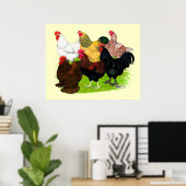 Poster Lourd ajout de coq (Bureau à domicile)
