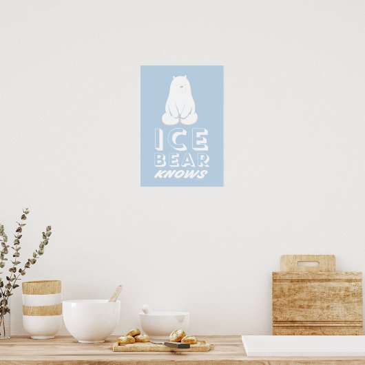 Poster L'Ours De Glace Connaît (Cuisine)