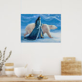 Poster L'ours polaire et la princesse de neige (Cuisine)