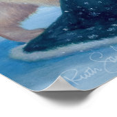 Poster L'ours polaire et la princesse de neige 12x16 (Coin)