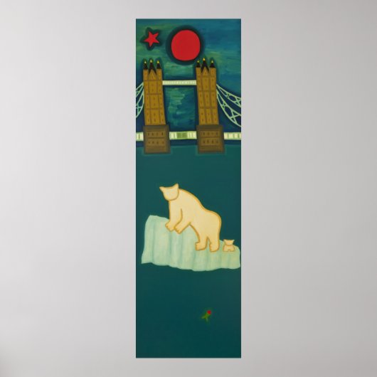 Poster L'ours polaire et son petit voyage à Londres 2009 (Devant)