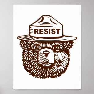 Poster L'ours résiste à la destruction
