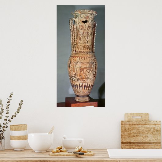 Poster Loutrophoros représentant un sphinx (Cuisine)