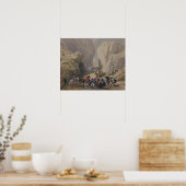Poster L'ouverture dans le col étroit au-dessus du Siri B (Cuisine)