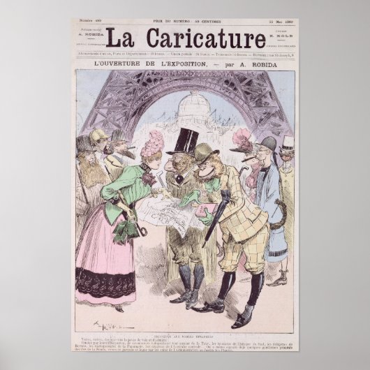 Poster L'ouverture de l'exposition universelle (Devant)