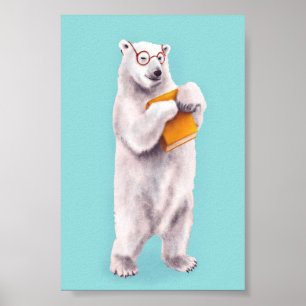 Poster Louveur du livre d'ours polaire