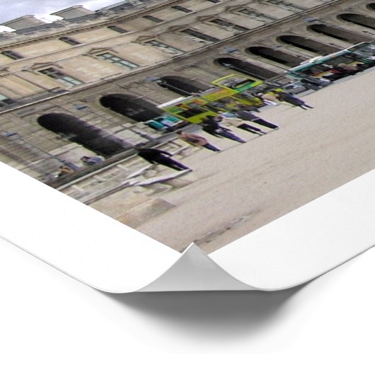 Poster Louvre Panoramique (Coin)