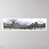 Poster Louvre Panoramique (Devant)