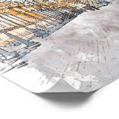 Poster Louvre Paris (Coin)