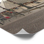 Poster Louvre. Paris, France (Coin)