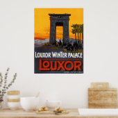Poster Louxor Egypte (Cuisine)