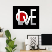 Poster LOVE (Bureau à domicile)