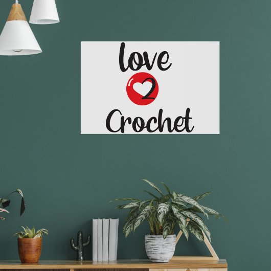 Poster Love 2 Crochet (Salon 1)