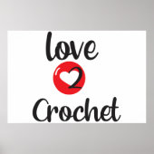 Poster Love 2 Crochet (Devant)