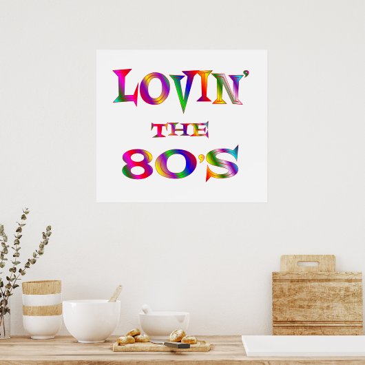 Poster Love 80s (Cuisine)