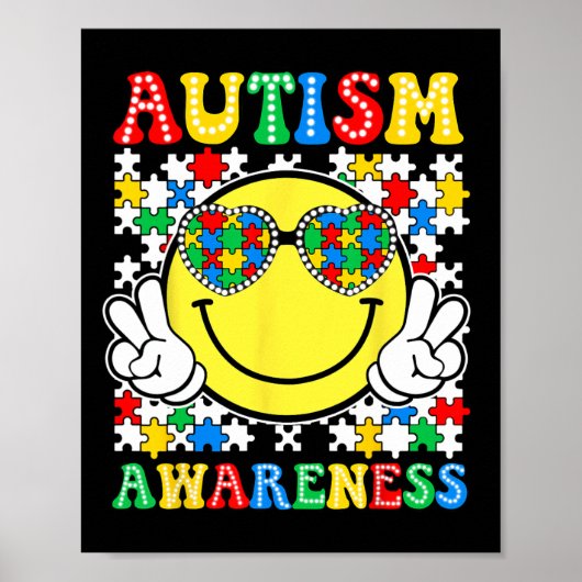 Poster Love Accepter Comprendre la Sensibilisation sur l' (Devant)
