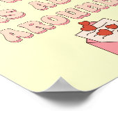 Poster Love Actually Est Partout Citation Rétro Esthétiqu (Coin)