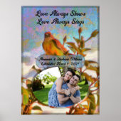 Poster Love Always Montre Poolside Singer 2338 Art Print (Devant)