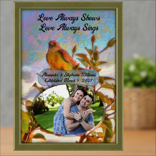 Poster Love Always Montre Poolside Singer 2338 Art Print