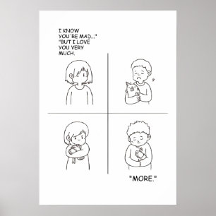Poster Love and Affection bande dessinée