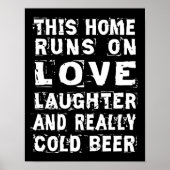 Poster Love and Cold Beer (Devant)