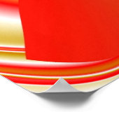 Poster Love and Gold Abstrait 3D Rainbowart (Coin)