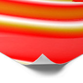 Poster Love and Gold Abstrait 3D Rainbowart (Coin)