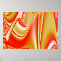 Love and Gold Abstrait 3D Rainbowart