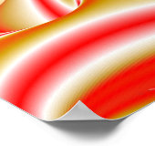 Poster Love and Gold Abstrait 3D Rainbowart (Coin)