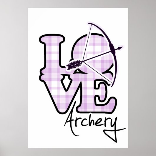 Poster Love Archery (Devant)