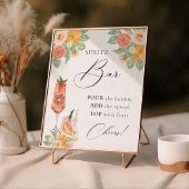 Poster Love at First Spritz Bright Cocktail Bar