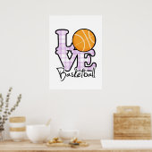 Poster Love Basketball (Cuisine)