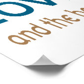 Poster Love Beach (format image standard) (Coin)