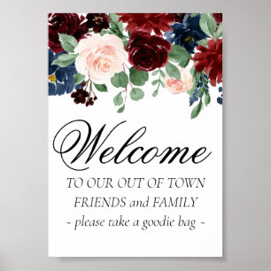 Poster Love Bloom   Rustic Floral Out Town Panneau d'invi