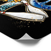 Poster Love Bowling Retro Leopard Sunflower Valentine's D (Coin)