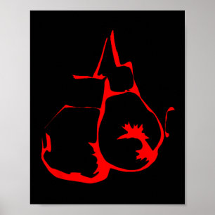 Poster Love Boxing Men Shirt Boxing Lovers For Women