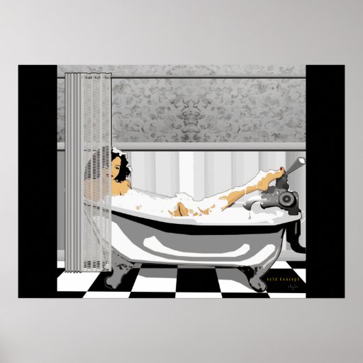 Poster Love Bubbles (Devant)