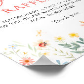 Poster Love Bug Garden Fleur sauvage Diaper Raffle (Coin)