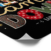 Poster Love Came Down Luke 2_11 Patchwork Christmas Art  (Coin)