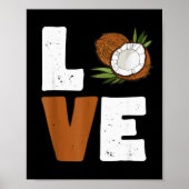 Poster Love Coconut Women Shirt Coconut Lovers For Kids A (Devant)