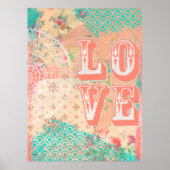 Poster Love Coillage Mixte Média Art Artiste Imprimer (Devant)