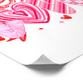 Poster Love Coquette Bow Leopard Hearts Valentine Women G (Coin)