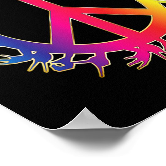 Poster Love Deaf Peace Sign Language Hand Taling Enseigna (Coin)