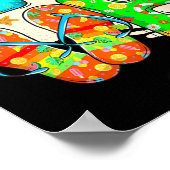 Poster Love Dental Life Cute Tooth Flip Flops Summer Dent (Coin)