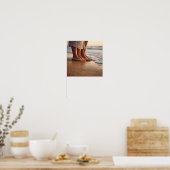 Poster Love & Earth : Interracial Couple's Beach Ground (Cuisine)