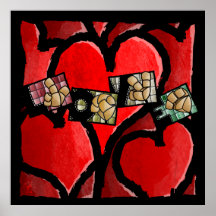 LOVE en langue des signes – Cœur Coussin