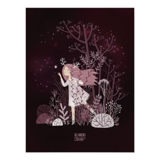 Poster Love Fairy tale par Alexandra Dikaia Love (Devant)