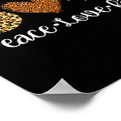 Poster Love Fall Vêtements d'automne Mode pour femmes (Coin)