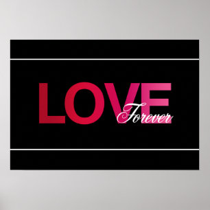 Poster Love Forever Art Print